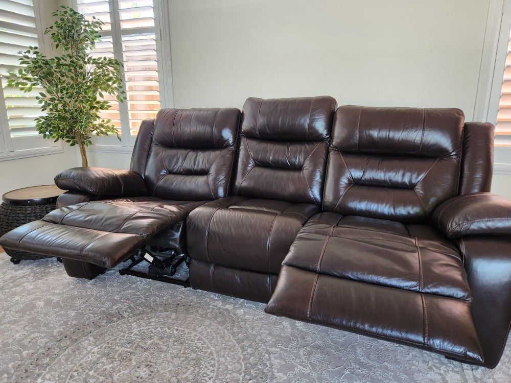 Recliner Sofa (3 Seat) w/ USB charging Ports