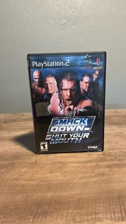 PS2 WWF SMACK DOWN SHUT YOUR MOUTH 