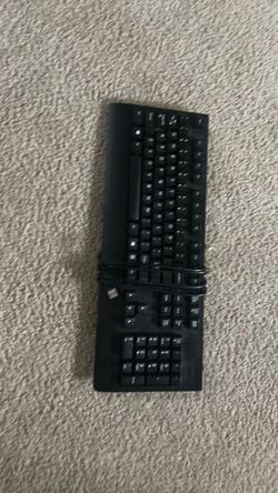 Black  Lenovo Wired Full-Size Mechanical Keyboard