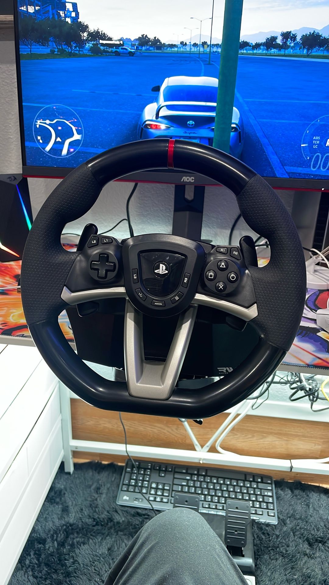 HORI Racing Wheel Apex for Playstation 5, PlayStation 4 and PC