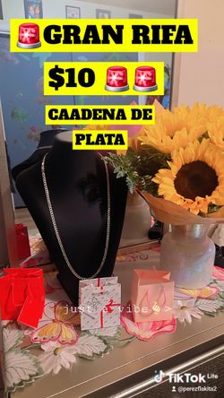 RIFA DE CADENA DE PLATA