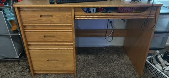 Wooden desk