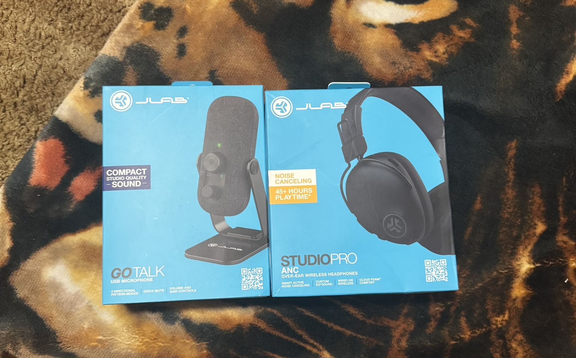 JLAB Studio Pro ANC Wireless Headphones & Go Talk Mic