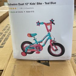 Schwinn Duet 12 Kids Bike Teal Blue for Sale in Clovis CA OfferUp