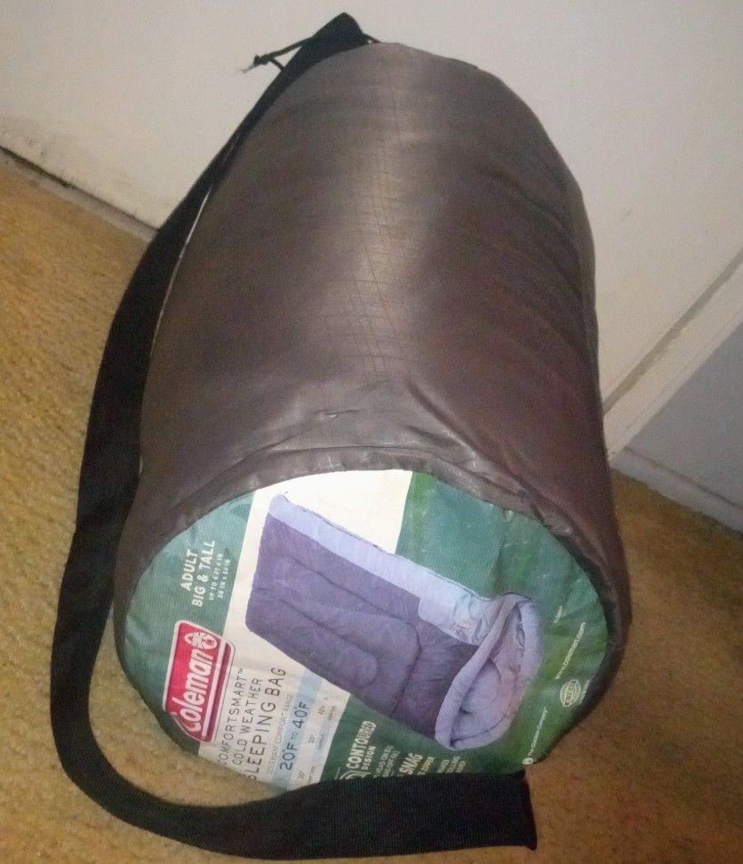 Coleman Big And Talk Sleeping Bag- New