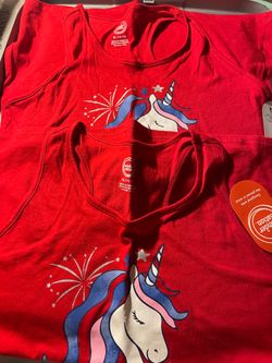 Fourth of July girls shirts