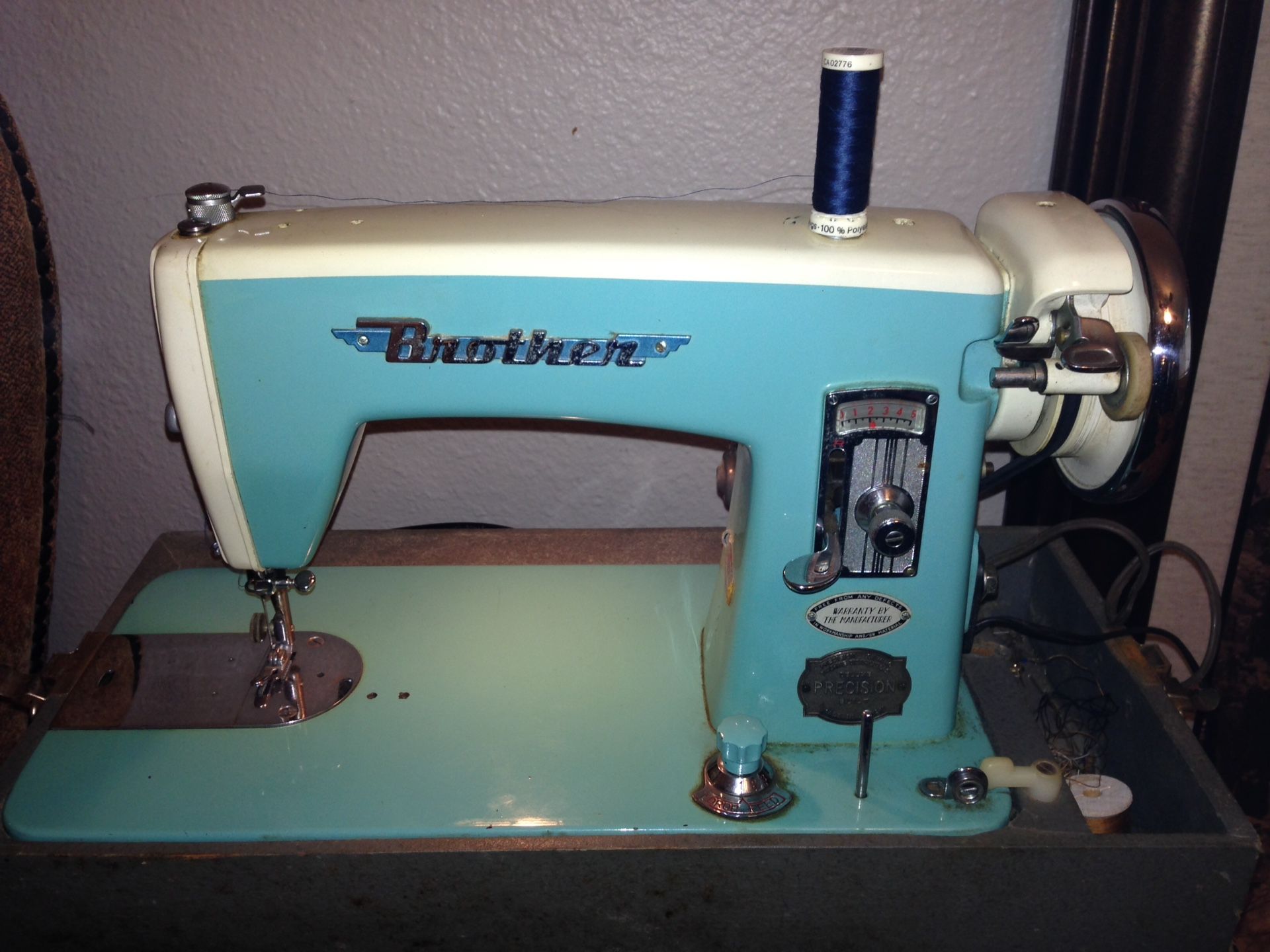 Vintage Brother Deluxe Precision Syncro-Matic Sewing Machine