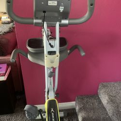 Compact Foldable Exercise Bike Excellent Condition Like New Great For Small Space 
