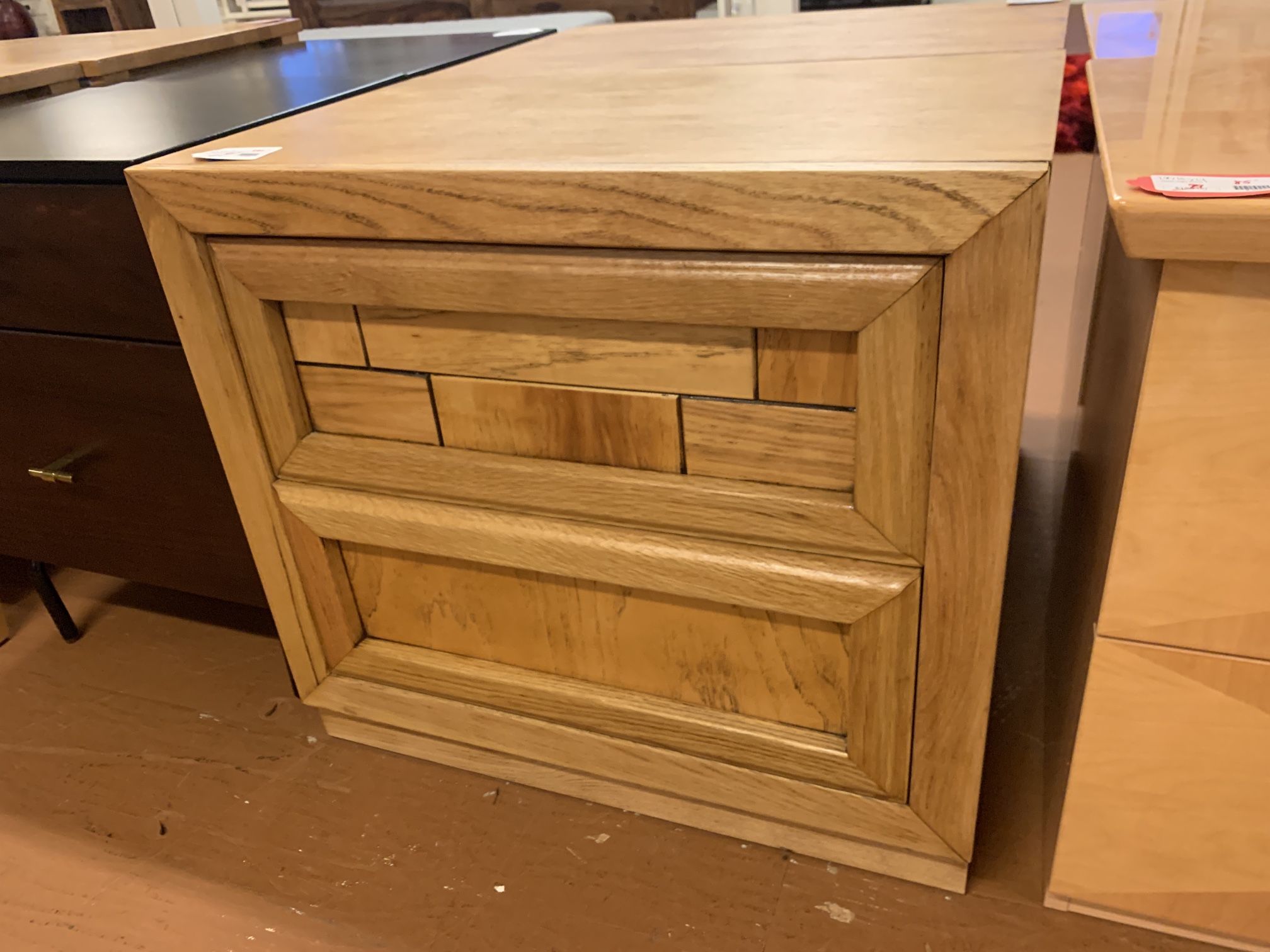 Solid Wood, Two Drawer, Nightstand