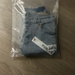 Sim Ripped Purple Jeans