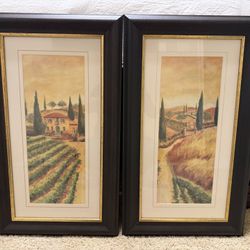 Wall Art (set Of 2) - 16.5x29 Each 