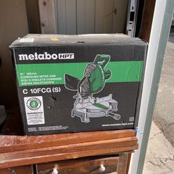 BRAND NEWe Metabo 10in Compound Miter Saw