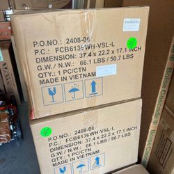 Fresca Lucera 36-in White Floating Bathroom Vanity Base Cabinet without Top