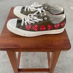 Comme Des Garçons Play x Converse Chuck 70 "Multi Hearts" sneakers (Size 9)