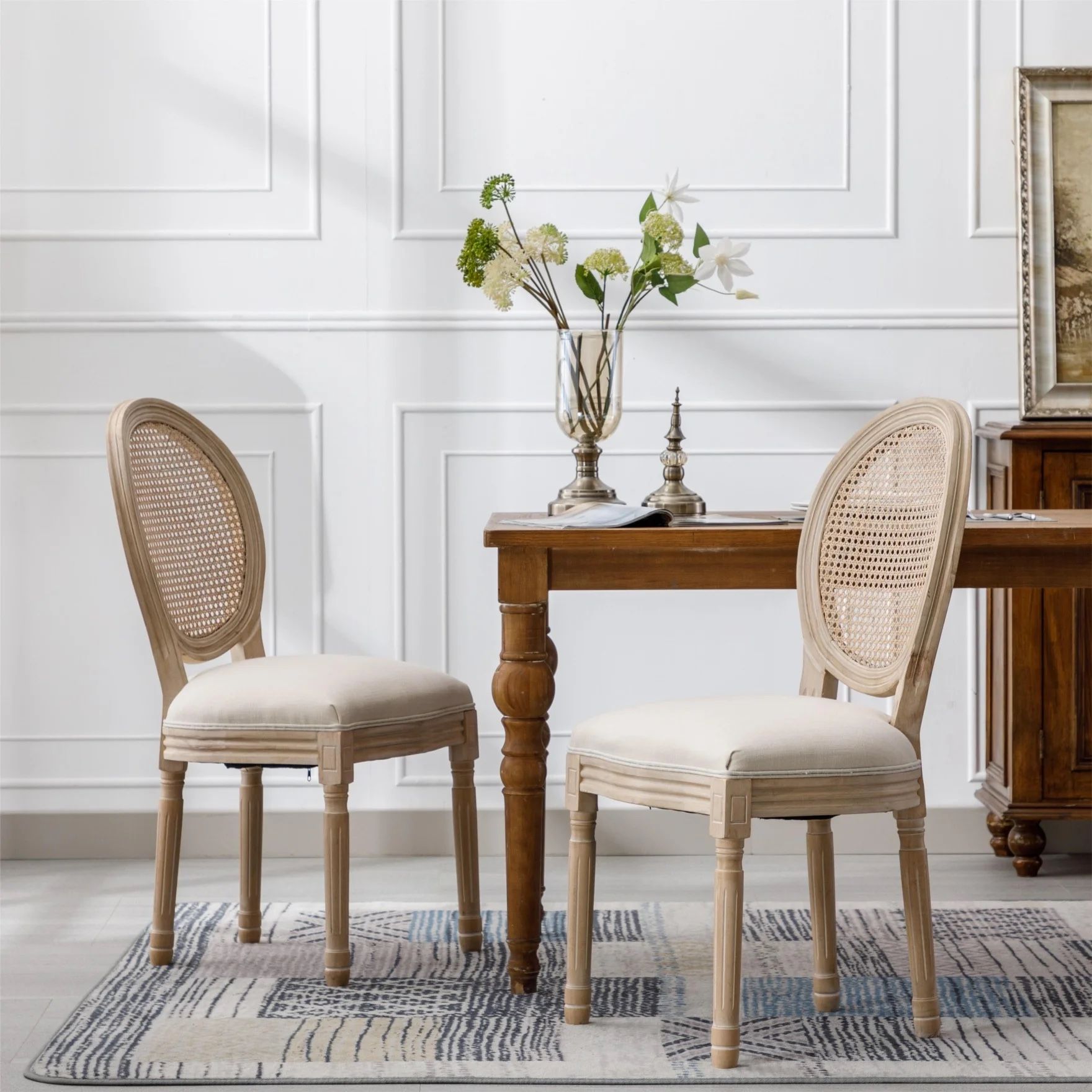 Set Of 2 Brand New French Dining Chairs