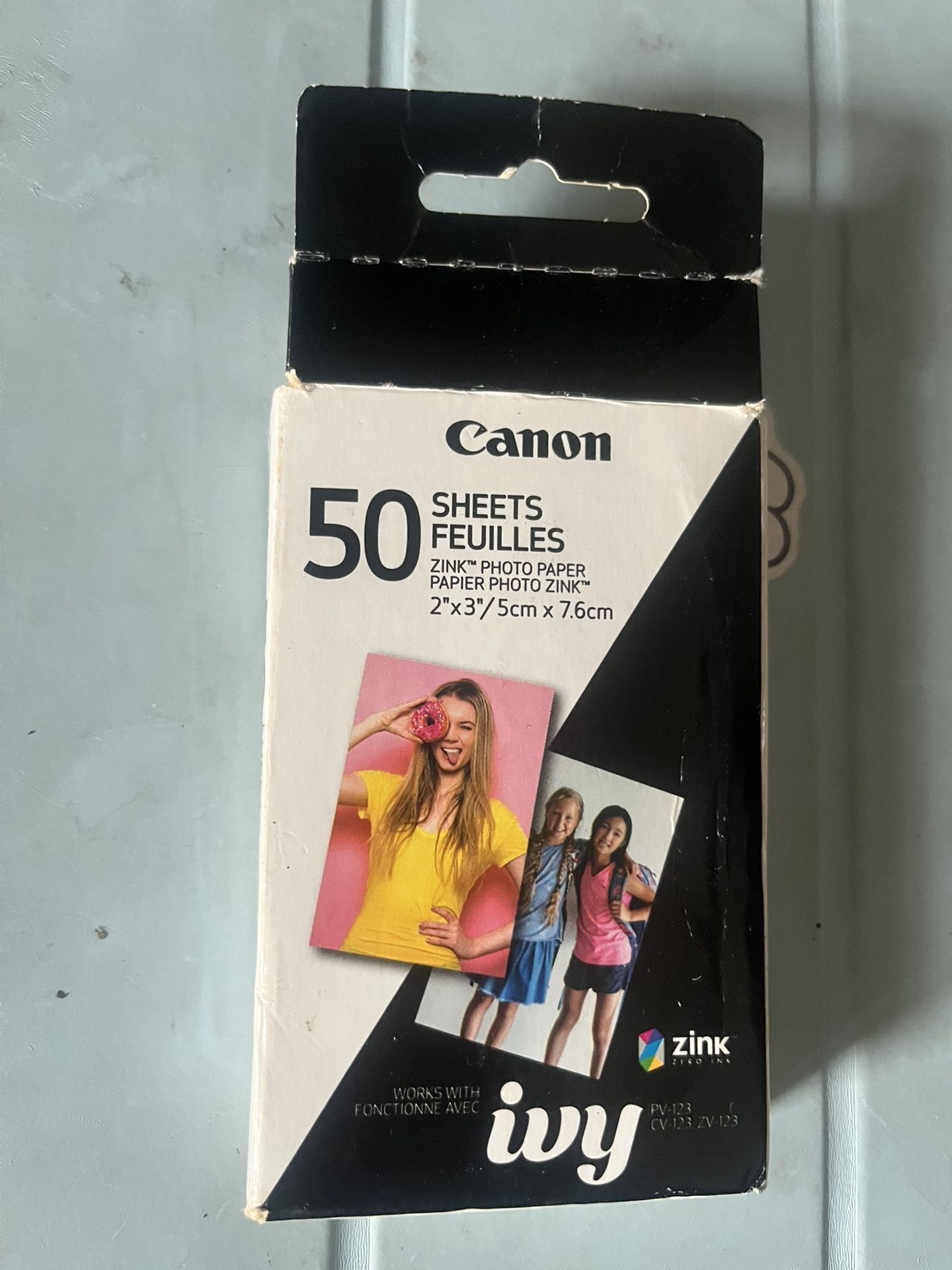Canon Zink photo paper sheets