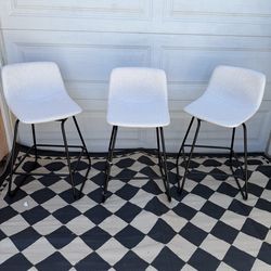 Set of 3, Swivel Counter Height Stools