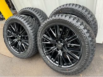 NEW 22 inch gloss black  zl1 wheels with 305/45r22 atturo xt tires