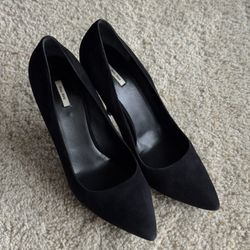 Miu Miu Suede Pointed Pumps — US 8.5 / EU 39.5