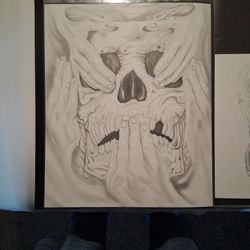 Prison art done by inmate anarchy Inmate