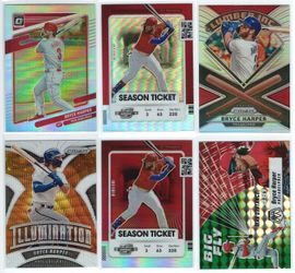 29) Phillies Prizm Card lot