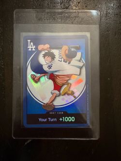 One Piece Dodgers Luffy Don Promo Card