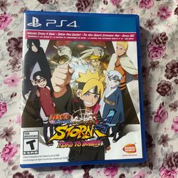 Naruto Shippuden Storm Road to Boruto PS4 game