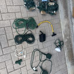 Extension Cord & Lighting Lot 