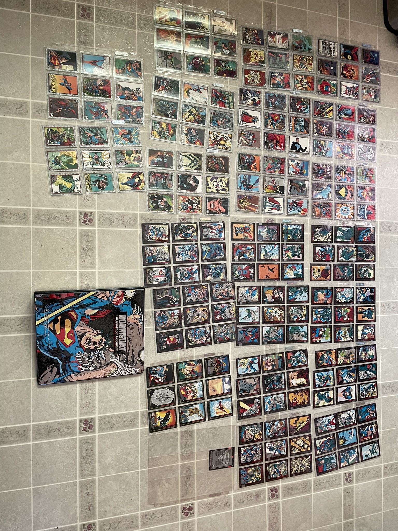 Doomsday Death & Return Of Superman Binder Both SETS Collectible 1992
