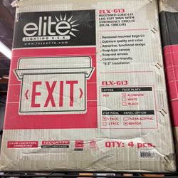 ELK-613 Recessed Edge -Lit Led Exit 