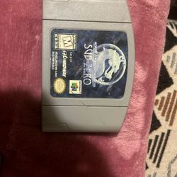 Mortal Combat Nintendo 64 Sub Zero Game Cartridge 