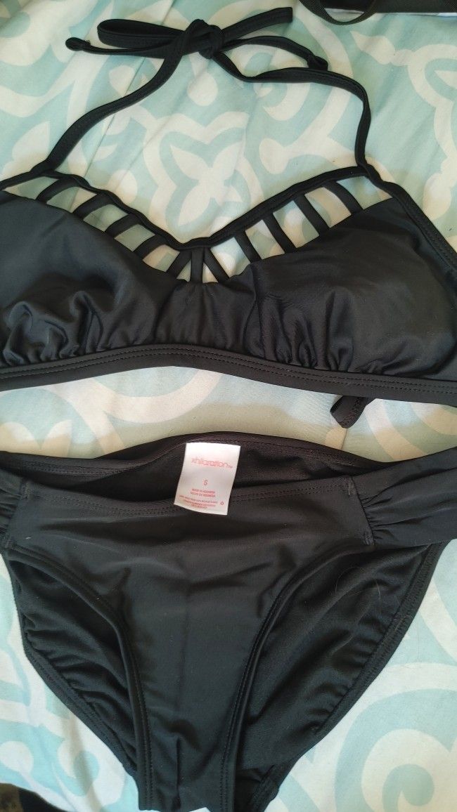 Black Bikini bathing suit S
