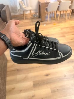 B-Court smooth leather trainers
