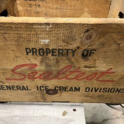 Sealtest Ice Cream Crate