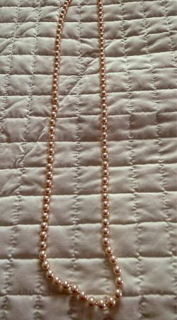 Vintage G.SILVER Pearl Necklace