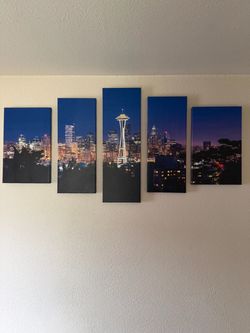 Seattle wall decor painting