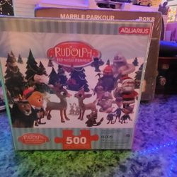 Rudolph Red Nosed Reindeer Puzzle 500 pieces Island of Misfit Toys Christmas NEW