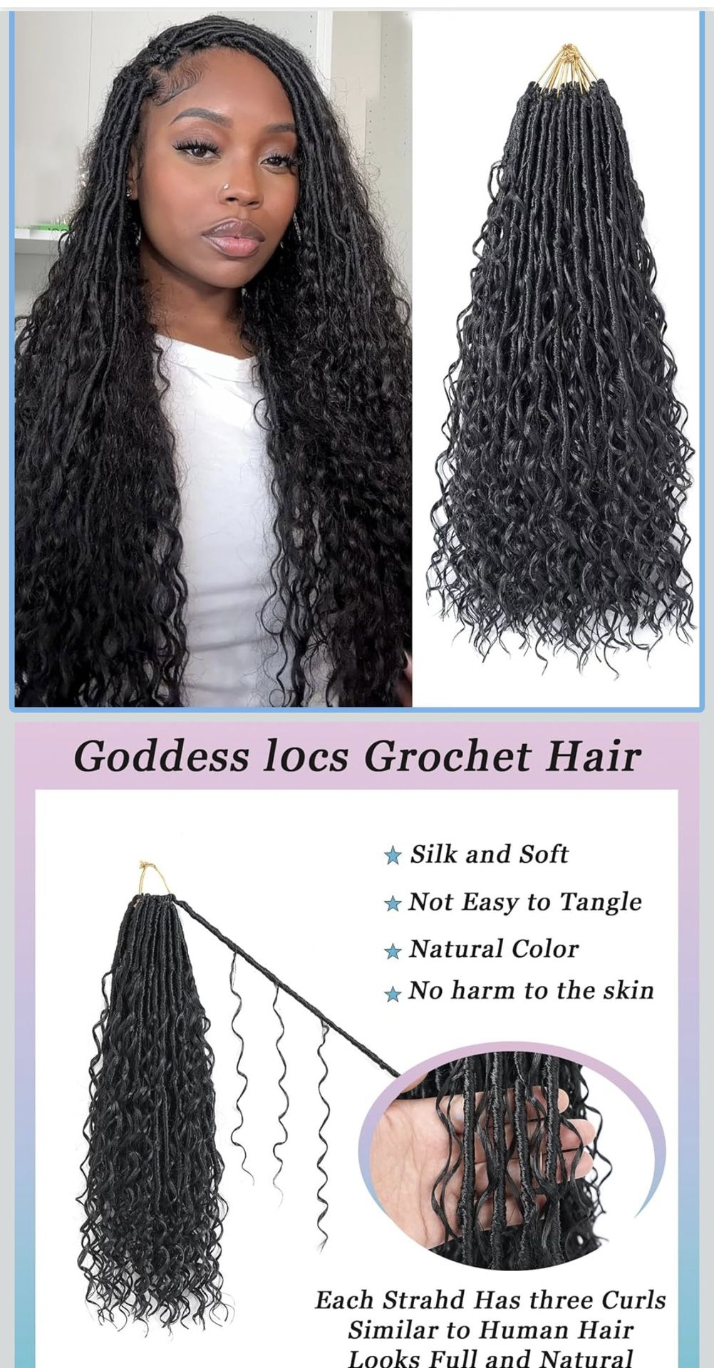 Goddess Locs Crochet Hair