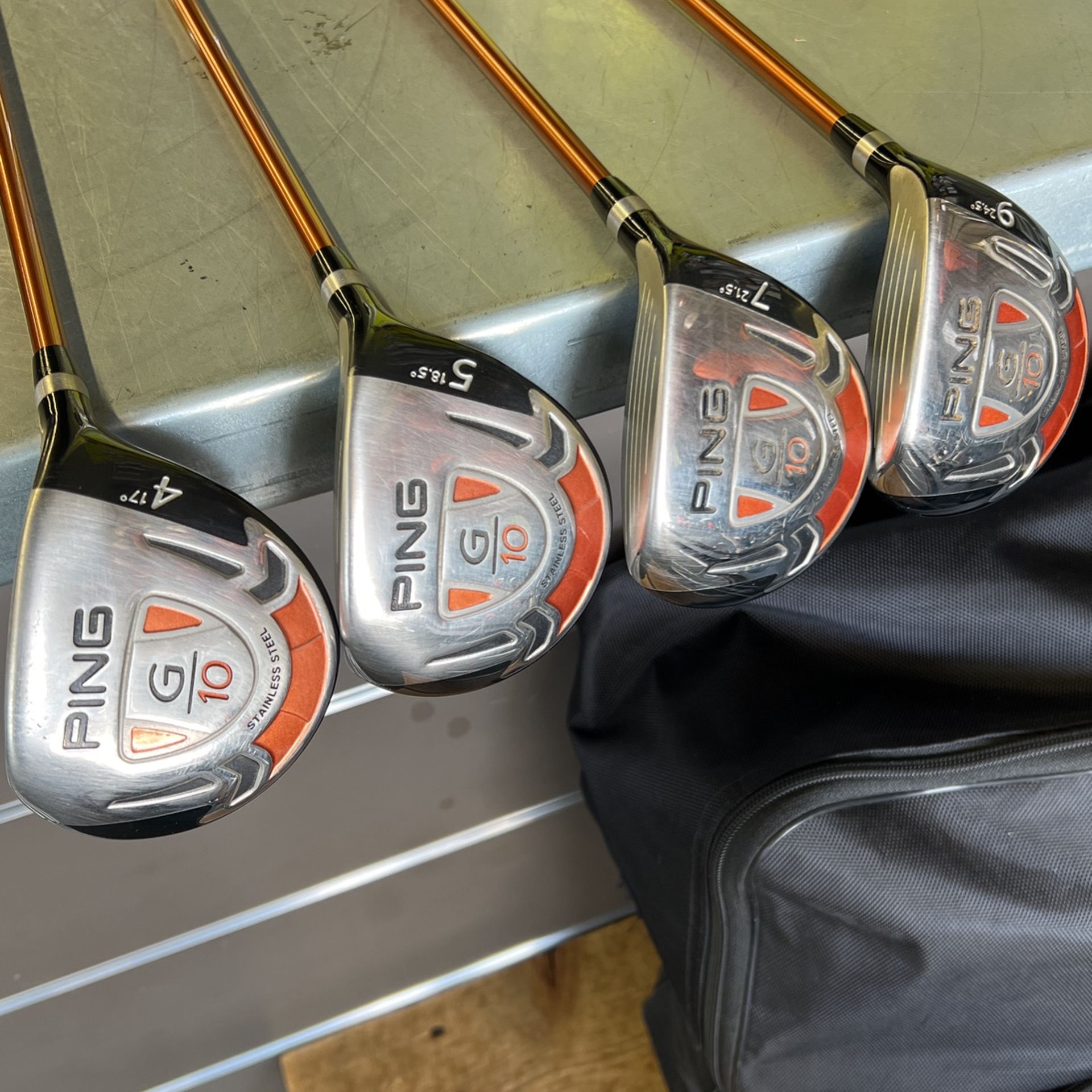 Ping G10 Fairway Woods 4,5,7,9 Sr Flex