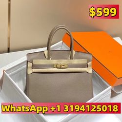 Hermes birkin Bag Handbag Blue Glacier 30cm of Togo leather with gold hardware