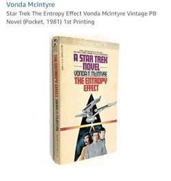 Star Trek The Entropy Effect Vonda Mclntyre Vintage PB Novel (Pocket, 1981) 1st Printing By Vonda McIntyre 