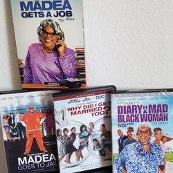 4 Tyler Perry's MADEA DVDs