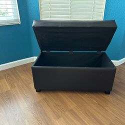 Nice Leather Ottoman 