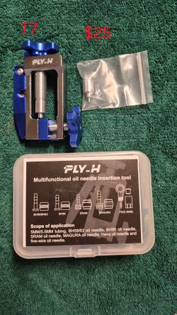 Oil needle insertion tool