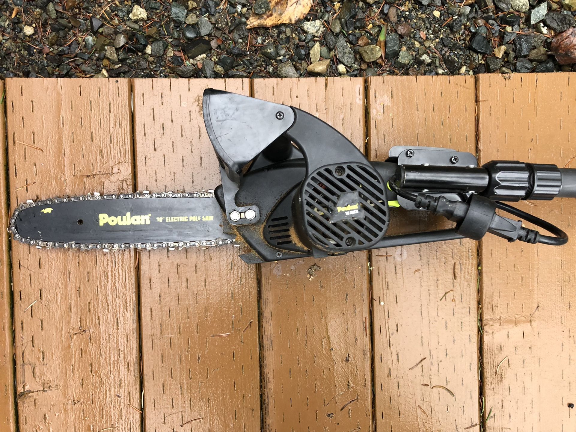 Poulan 1.5 hp 2024 electric chainsaw manual