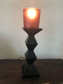 Pair of table lamps. Very cozy design table lamps and another pair of cute black tabs lamps too. All for $80