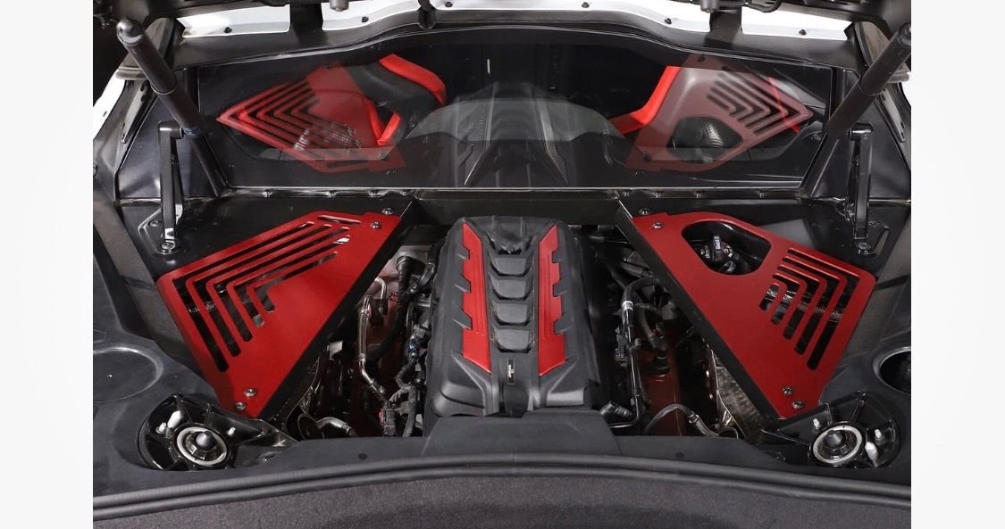 Corvette C8 Engine bay dress panels