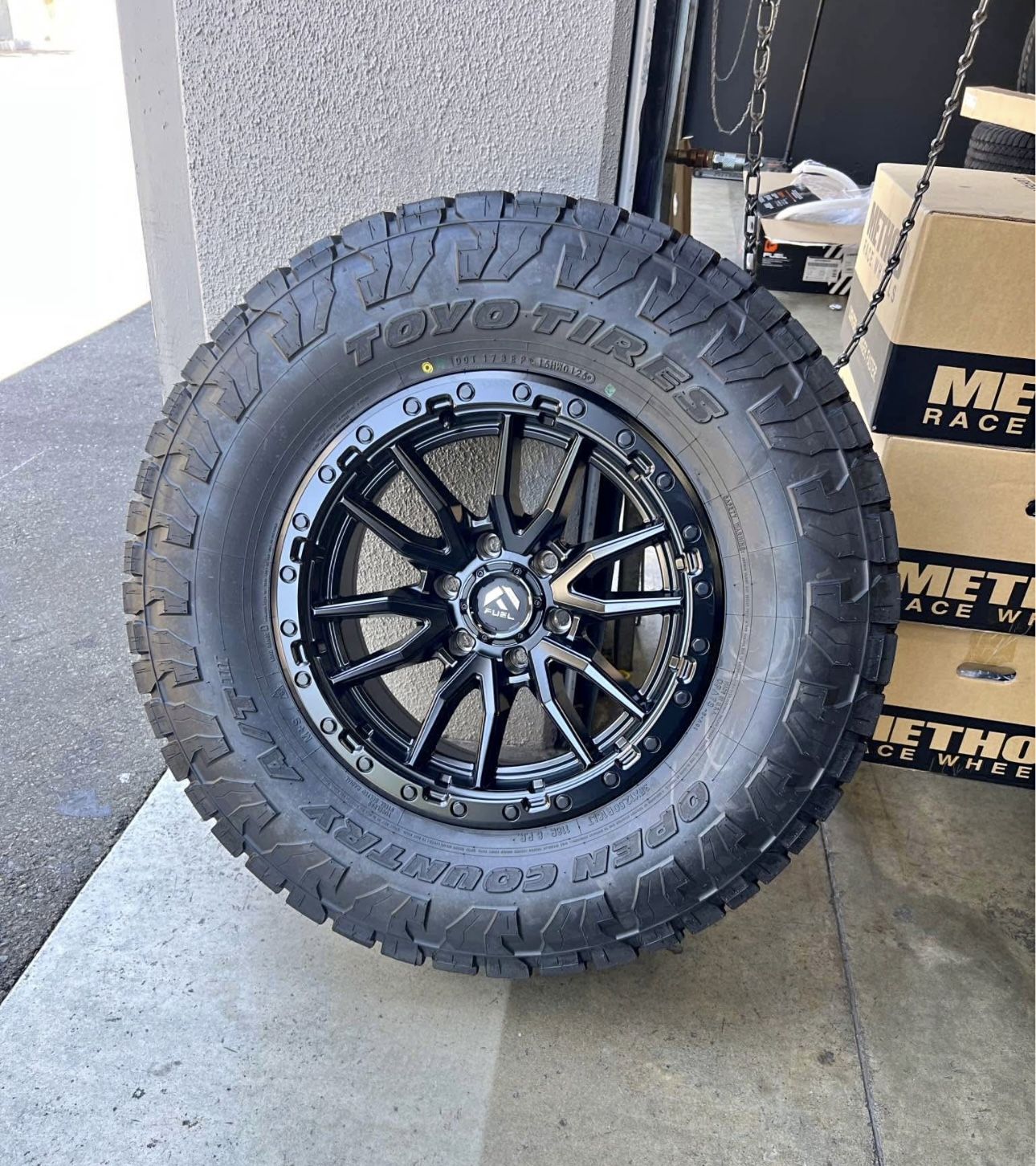 New Wheels And Tires Package Deal !! Fuel Rebel+35x12.50R18 Toyo Open Country ATIll Tires WE FINANCE