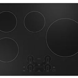 GE 30 inch Black 4 Burner Electric Cooktop