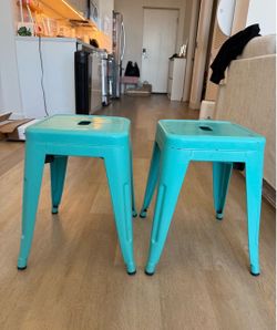 Turquoise Stools